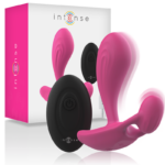 INTENSE – SHELLY DUO ANAL-PERINEO , VAGINAL-CLITORIS REMOTO ROSA
