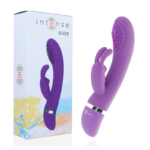 INTENSE – SUSY VIBRADOR OSCILANTE SILICONA RABBIT LILA
