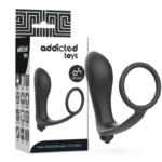 ADDICTED TOYS – PLUG ANAL VIBRADOR CON ANILLO PENE