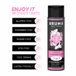 BRUMA – ACEITE DE MASAJE PREMIUM EFECTO CALOR SABOR CHICLE 3 EN 1 – 100 ML