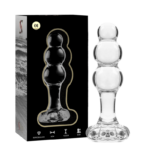 NEBULA SERIES BY IBIZA – MODELO 1 PLUG CRISTAL TRANSPARENTE 10.5 CM -O- 3 CM