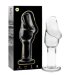 NEBULA SERIES BY IBIZA – MODELO 6 PLUG CRISTAL TRANSPARENTE 12.5 CM -O- 4 CM