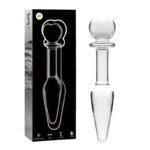 NEBULA SERIES BY IBIZA – MODELO 7 PLUG CRISTAL TRANSPARENTE 13.5 CM -O- 3 CM