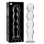 NEBULA SERIES BY IBIZA – MODELO 10 DILDO CRISTAL TRANSPARENTE 16.5 CM -O- 3.5 CM