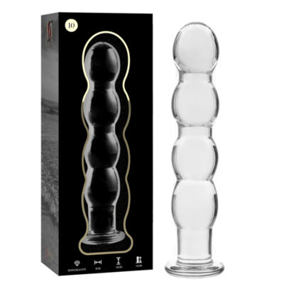 NEBULA SERIES BY IBIZA – MODELO 10 DILDO CRISTAL TRANSPARENTE 16.5 CM -O- 3.5 CM