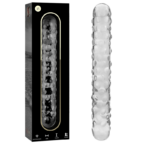 NEBULA SERIES BY IBIZA – MODELO 15 DILDO CRISTAL TRANSPARENTE 18.5 CM -O- 3 CM