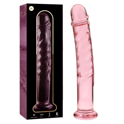 NEBULA SERIES BY IBIZA – MODELO 16 DILDO CRISTAL ROSA 18.5 CM -O- 3 CM