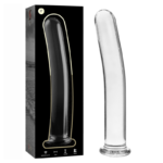 NEBULA SERIES BY IBIZA – MODELO 17 DILDO CRISTAL TRANSPARENTE 18.5 CM -O- 3 CM