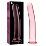 NEBULA SERIES BY IBIZA – MODELO 17 DILDO CRISTAL ROSA 18.5 CM -O- 3 CM
