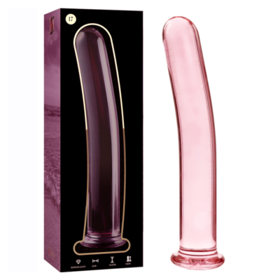 NEBULA SERIES BY IBIZA – MODELO 17 DILDO CRISTAL ROSA 18.5 CM -O- 3 CM