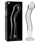 NEBULA SERIES BY IBIZA – MODELO 18 DILDO CRISTAL TRANSPARENTE 18.5 CM -O- 3.5 CM