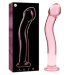 NEBULA SERIES BY IBIZA – MODELO 18 DILDO CRISTAL ROSA 18.5 CM -O- 3.5 CM