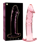 NEBULA SERIES BY IBIZA – MODELO 19 DILDO CRISTAL ROSA 18.5 CM -O- 4 CM