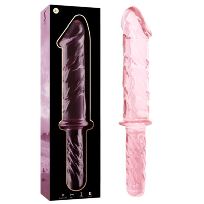 NEBULA SERIES BY IBIZA – MODELO 24 DILDO CRISTAL ROSA 28.5 CM -O- 5 CM