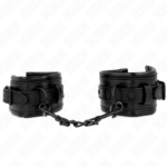 KINK – MUÑEQUERAS AJUSTABLE NEGRO 20-30 CM X 6 CM