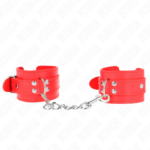 KINK – MUÑEQUERAS SENCILLAS ROJO AJUSTABLE 20-23 CM X 5.5 CM