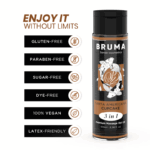 BRUMA – ACEITE DE MASAJE PREMIUM EFECTO CALOR SABOR TARTA AMERICANA 3 EN 1 – 100 ML