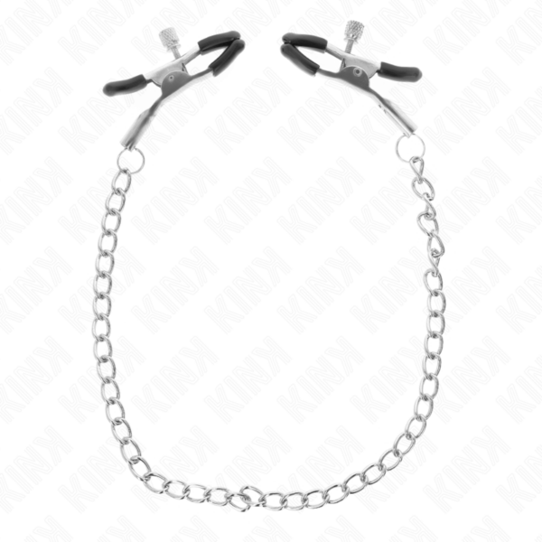 KINK – PINZAS PARA PEZONES CON CADENA FINA 30 CM