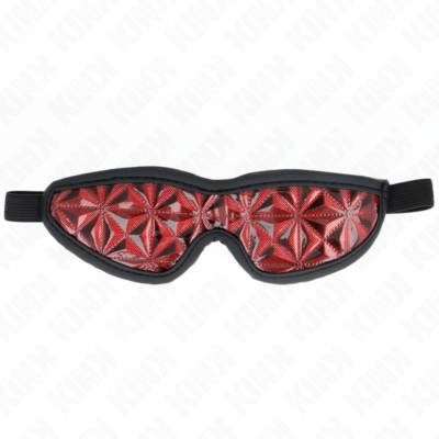 KINK – VENDA CON PATRÓN DE DIAMANTES ROJO 20.5 x 6 CM