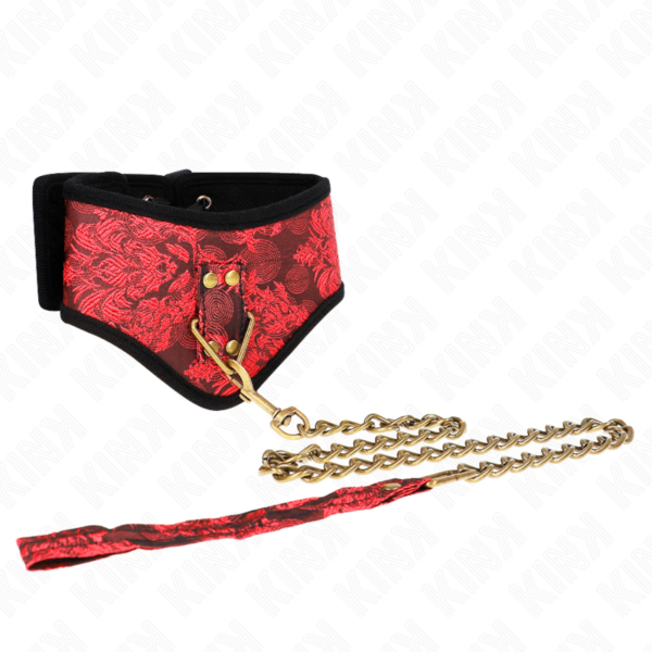 KINK – COLLAR CON CORREA DE ENCAJE 75 CM MODELO SCANDAL 44 X 10 CM