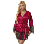 SUBBLIME – 953829 ELEGANTE CAMISON  DE ENCAJE + TANGA ROJO L/XL