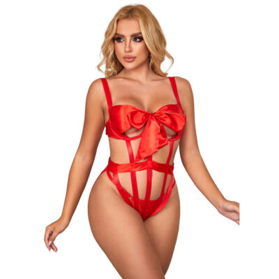 SUBBLIME – 954475 BODY SEXY CALADO CON LAZO ROJO L/XL