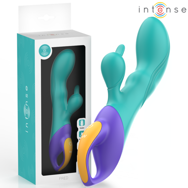 INTENSE – FRED VIBRADOR RECARGABLE RABBIT AZUL