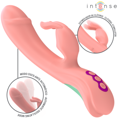 INTENSE – RACHEL VIBRADOR RABBIT 5 VIBRACIONES ROSA