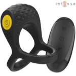 INTENSE – ALEX ANILLO DOBLE VIBRADOR PENE 10 VIBRACIONES NEGRO