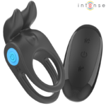 INTENSE – SAM ANILLO DOBLE VIBRADOR PENE 10 VIBRACIONES NEGRO