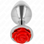 KINK – PLUG ANAL ROSA ROJA TALLA S