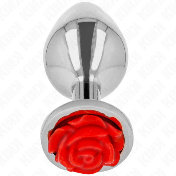 KINK – PLUG ANAL ROSA ROJA TALLA S