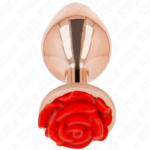 KINK – PLUG ANAL ORO ROSADO ROSA ROJA L