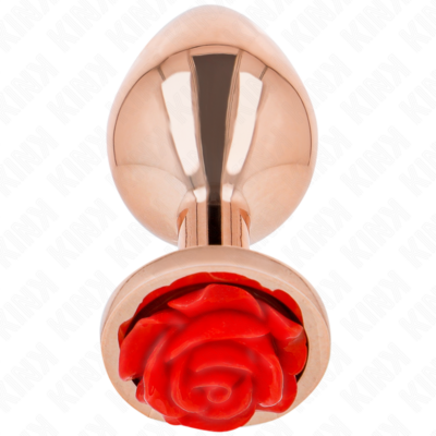 KINK – PLUG ANAL ORO ROSADO ROSA ROJA S