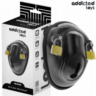 ADDICTED TOYS LOCKED – KEYLESS RESTRAINT JAULA PARA PENE 11,5 CM