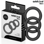 ADDICTED TOYS – SET DE ANILLOS SILICONA MODELO 1