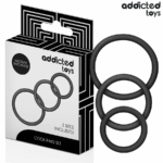 ADDICTED TOYS – SET DE ANILLOS SILICONA MODELO 2