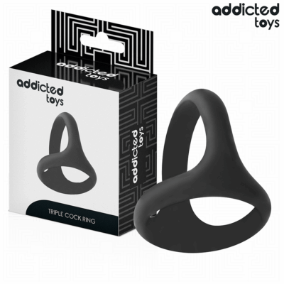 ADDICTED TOYS – ANILLO TRIPLE GRUESO PARA EL PENE