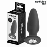 ADDICTED TOYS – PLUG ANAL CON JOYA SILICONA TALLA L 12,6 CM