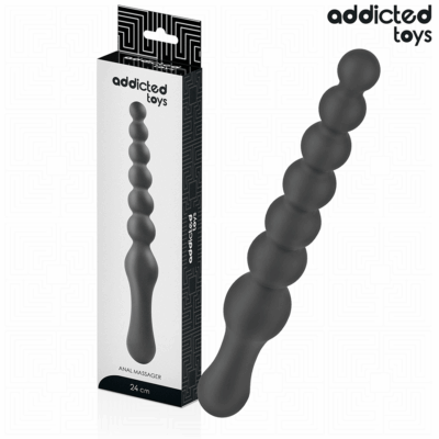 ADDICTED TOYS – MASAJEADOR ANAL DOBLE SILICONA 24 CM