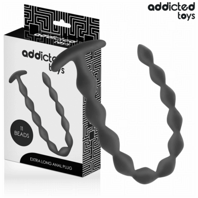 ADDICTED TOYS – ROSARIO ANAL 27 CM EXTRA LARGO SILICONA