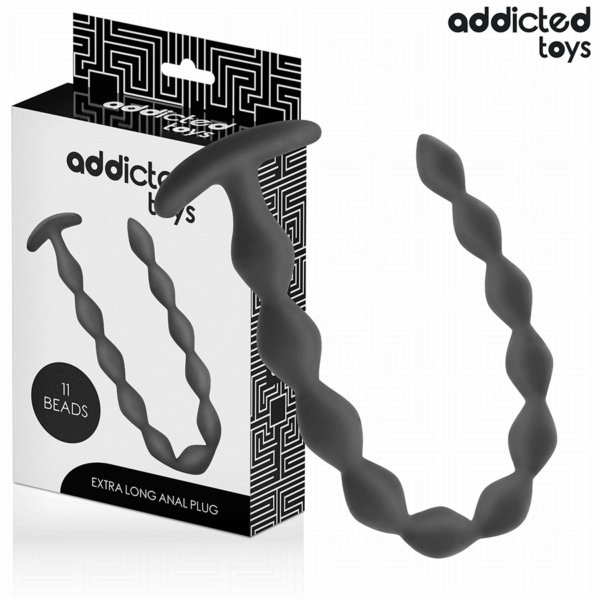 ADDICTED TOYS – ROSARIO ANAL 27 CM EXTRA LARGO SILICONA
