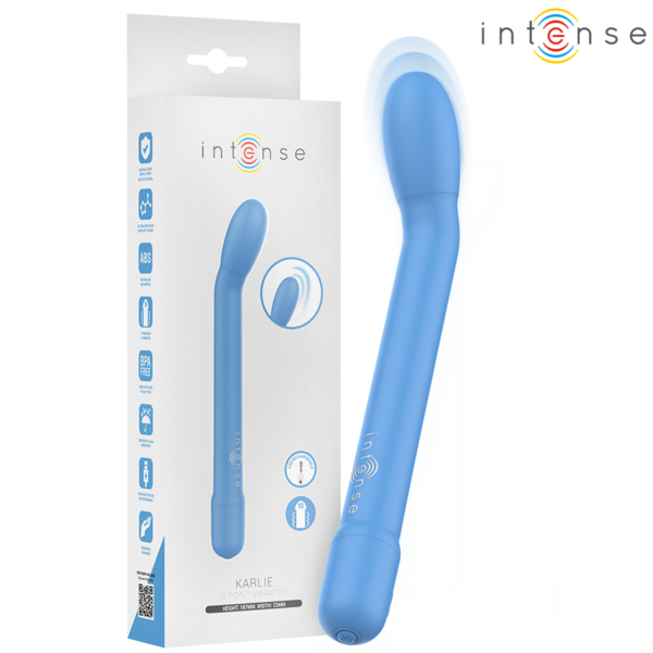 INTENSE – KARLIE ESTIMULADOR PUNTO-G RECARGABLE AZUL