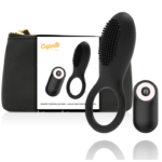 COQUETTE CHIC DESIRE – ANILLO VIBRADOR CONTROL REMOTO RECARGABLE NEGRO / GOLD