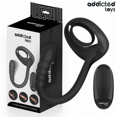 ADDICTED TOYS – ANILLO PENE VIBRADOR PUNTO·P CONTROL REMOTO