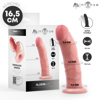 MR INTENSE – SMALL TERENCE DILDO 16.5 CM -Ø- 4.6 CM